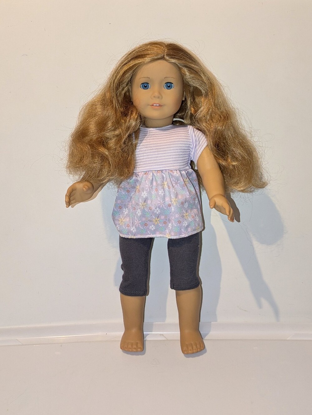 American Girl Truly Me Doll Strawberry Blond Hair Blue Eyes in AG/OB Outfit